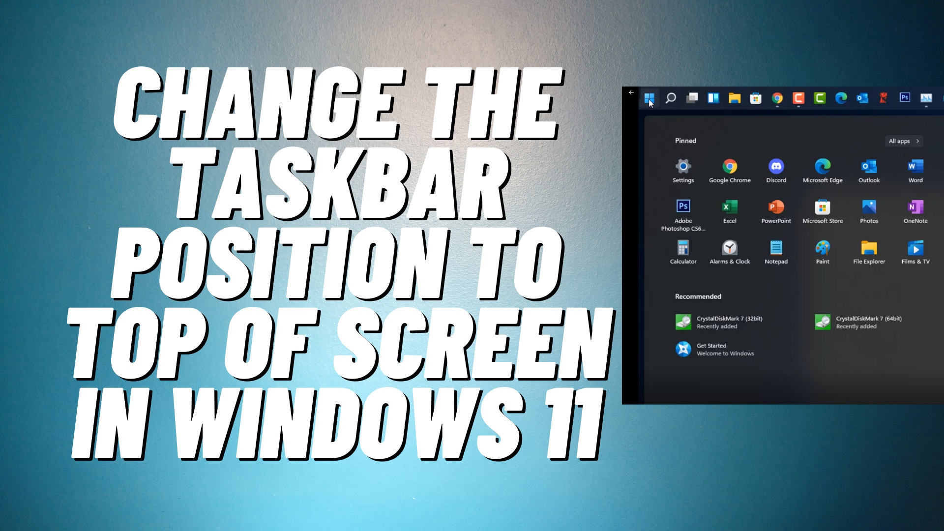 How To Move The Taskbar In Windows 11 Change The Taskbars Position