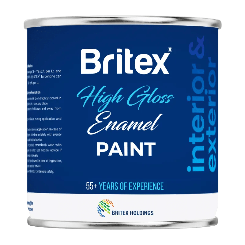 High Gloss Enamel Wood & Metal Paint (White/ Silver/ Grey/ Yellow