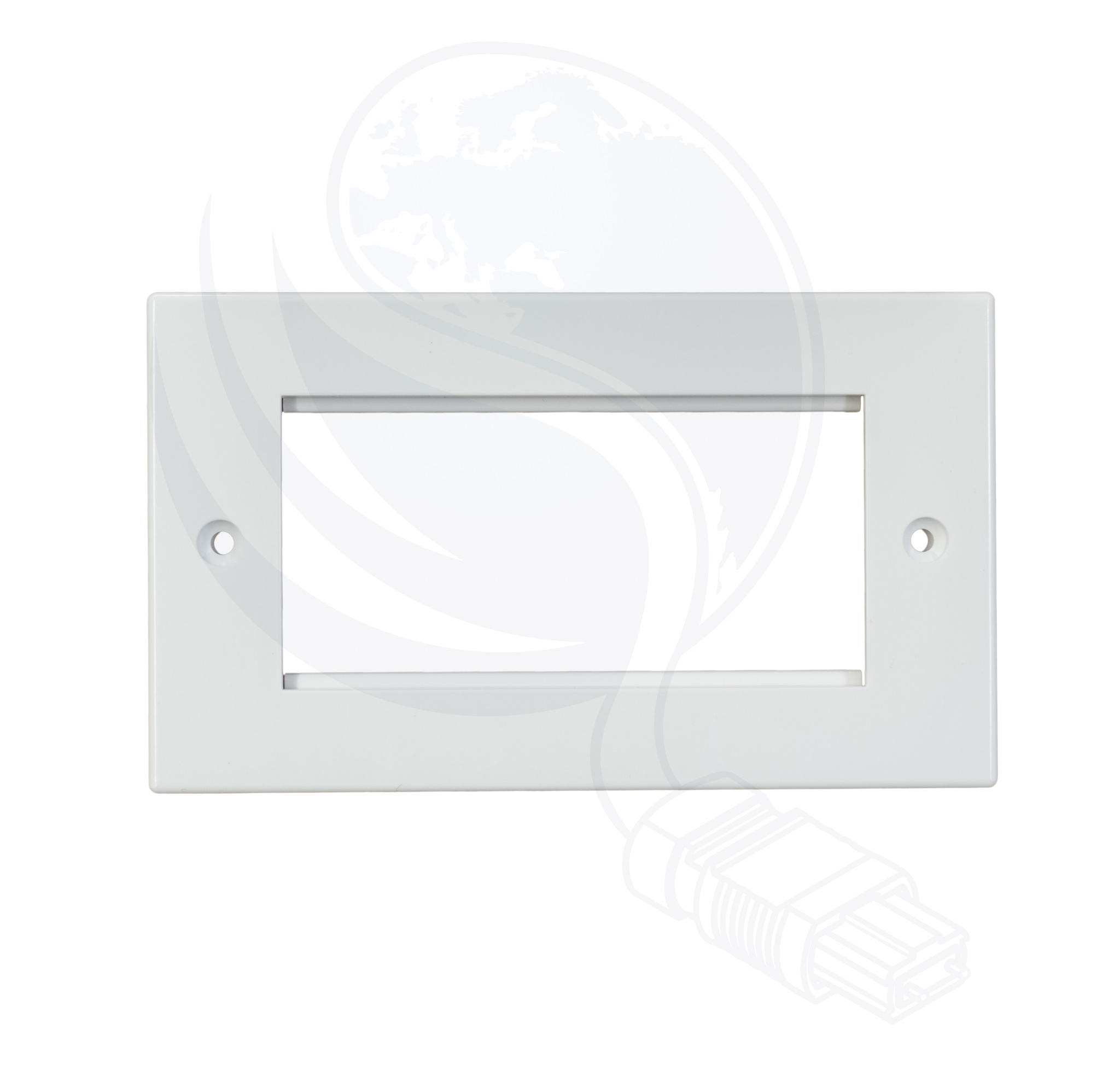 Double Gang Faceplate UK