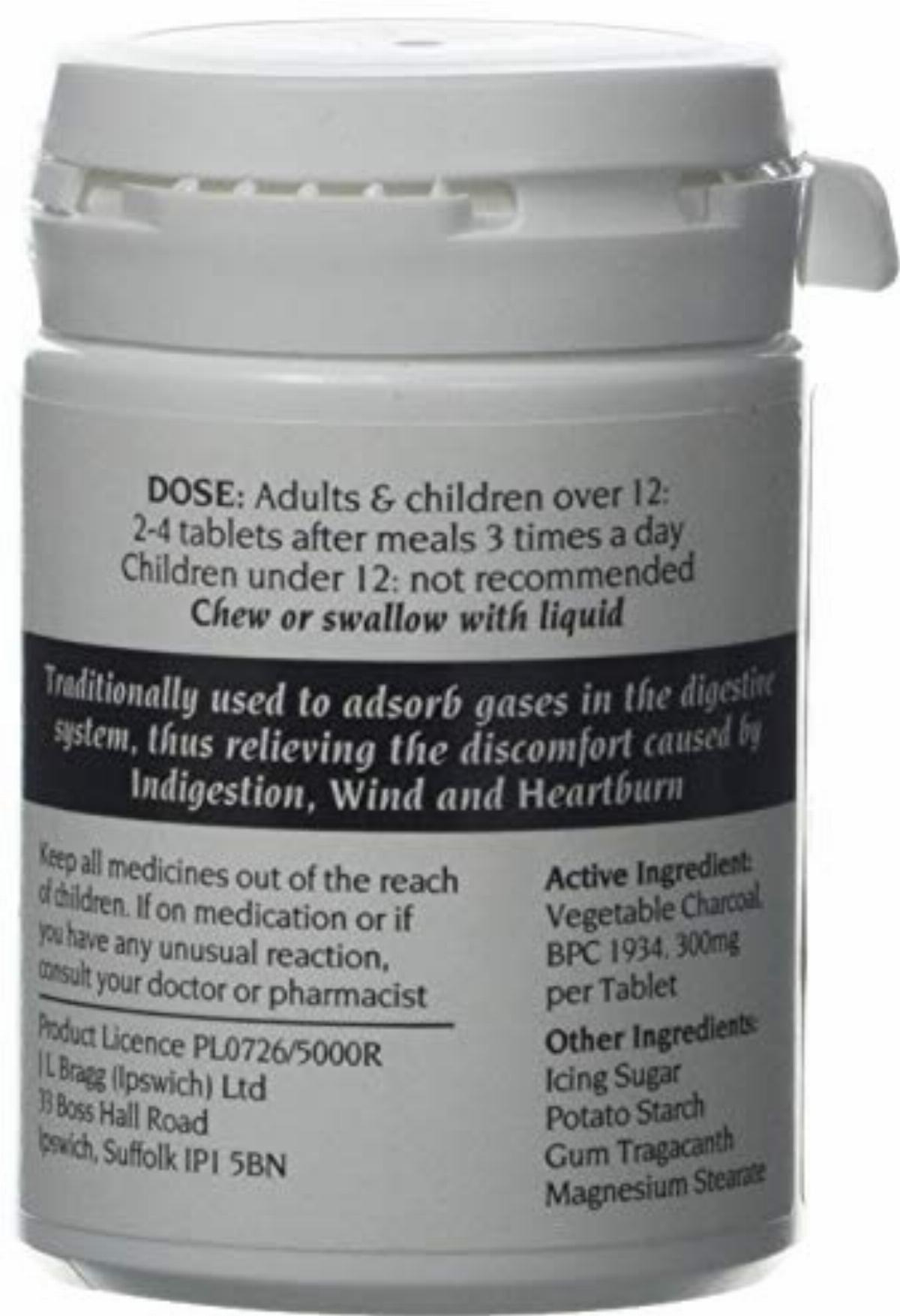 Braggs Charcoal Tablets British Chemist