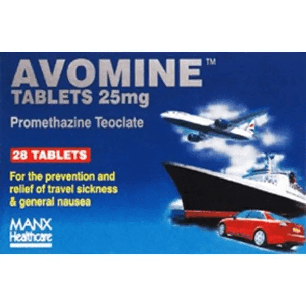Avomine Travel Sickness Tablets Online Pharmacy UK