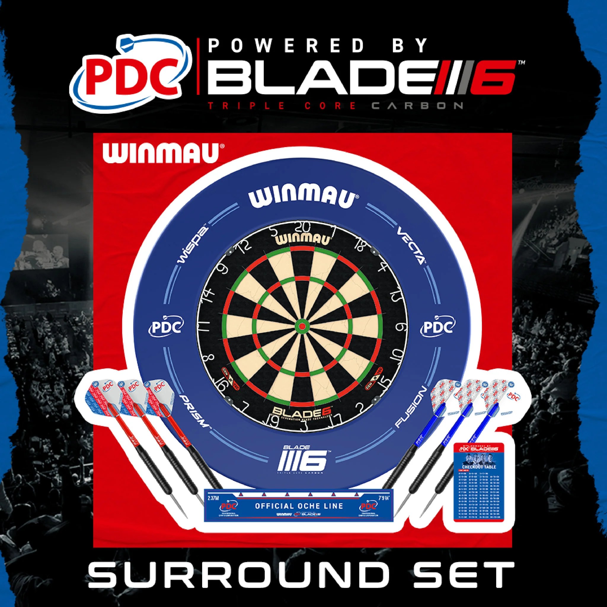 PDC Blade 6 Surround Kit British Darts
