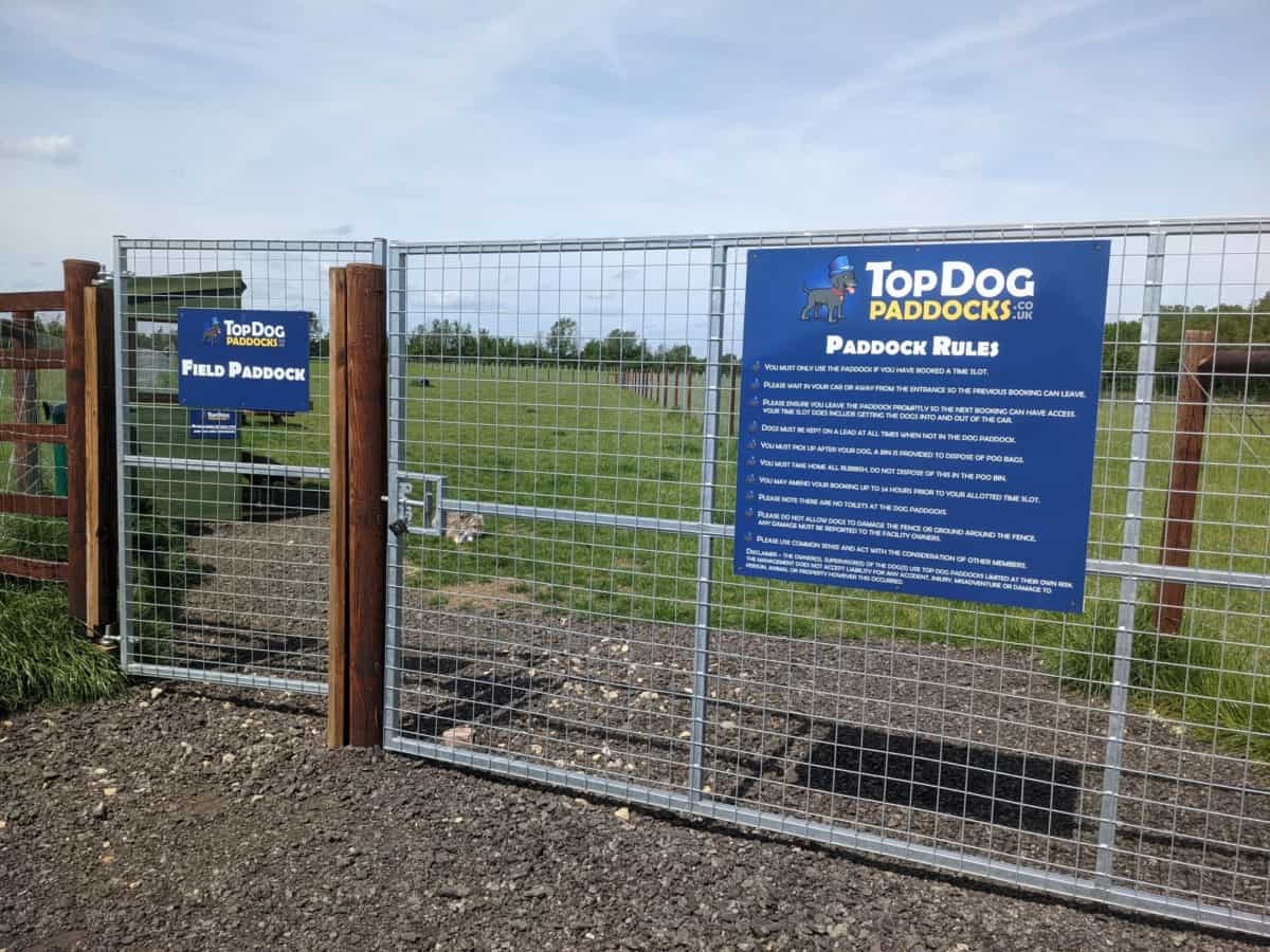 REVIEW Top Dog Paddocks, St Neots British Dog Fields For Field