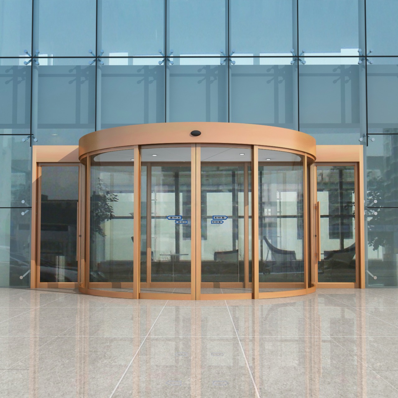 Automatic doors supplier in Dubai British Glass & Aluminum work