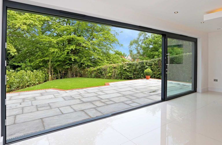 Sliding glass doors in Dubai British Glass & Aluminum work company in