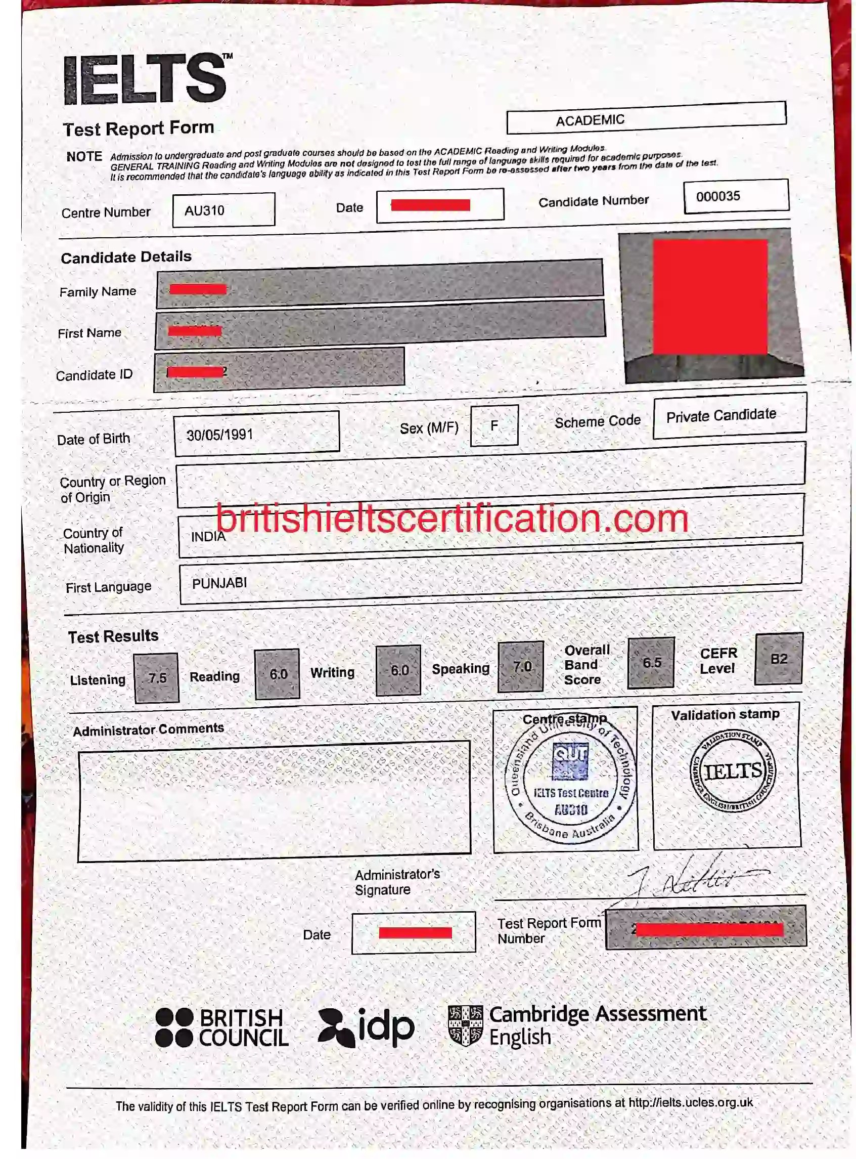 Buy IELTS Certificate In Australia, New Zealand, Papua New Guinea
