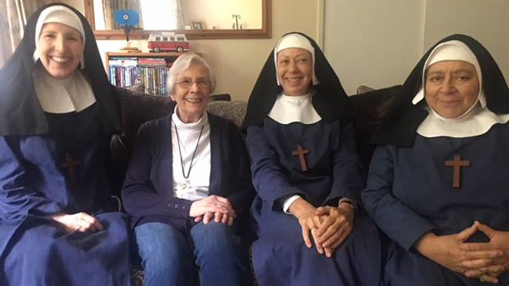 One of the real original Poplar sisters visited the 'Call the Midwife