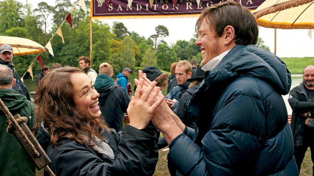 14 adorable behindthescenes photos of the 'Sanditon' cast British