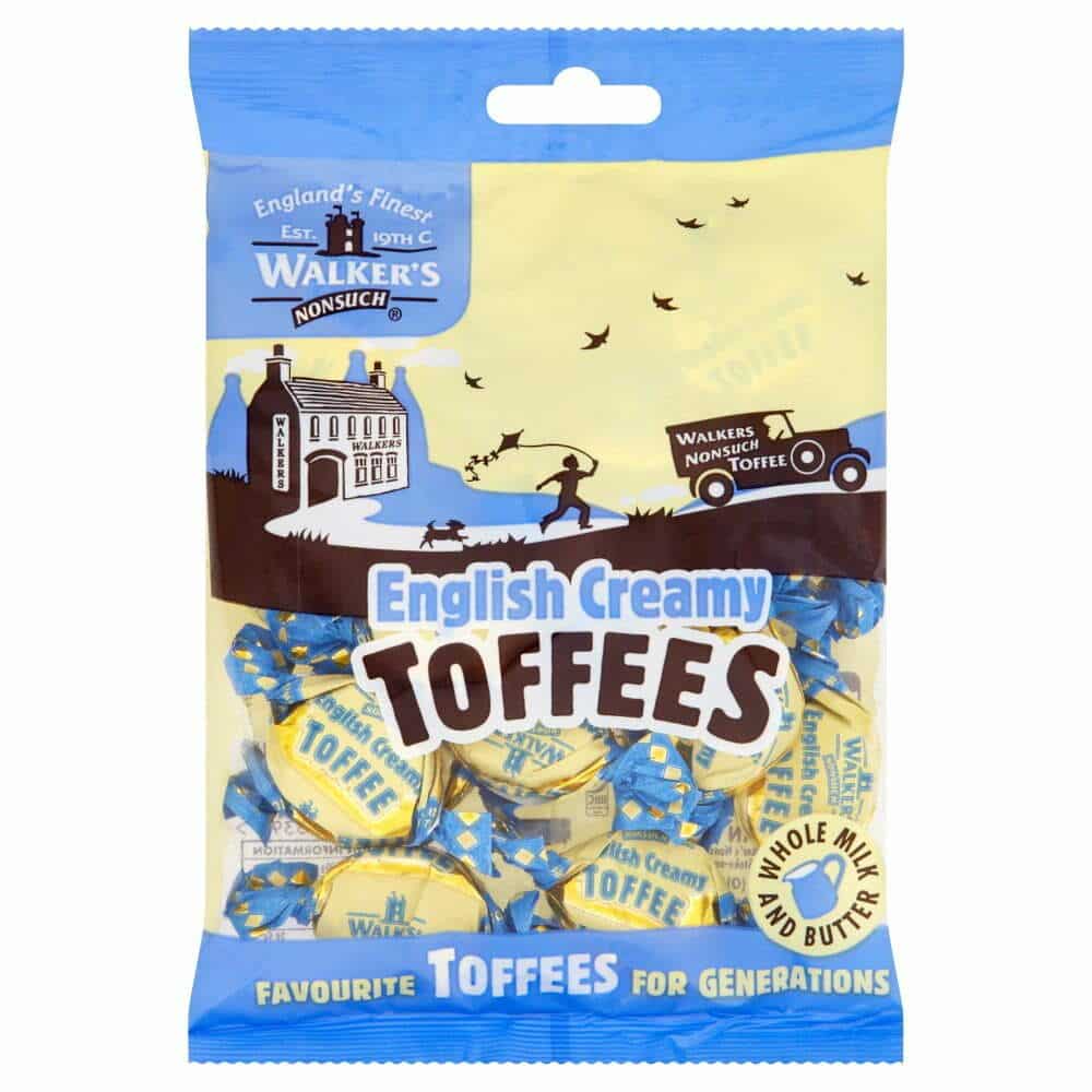 Walkers English Creamy Toffees Brits R U.S.