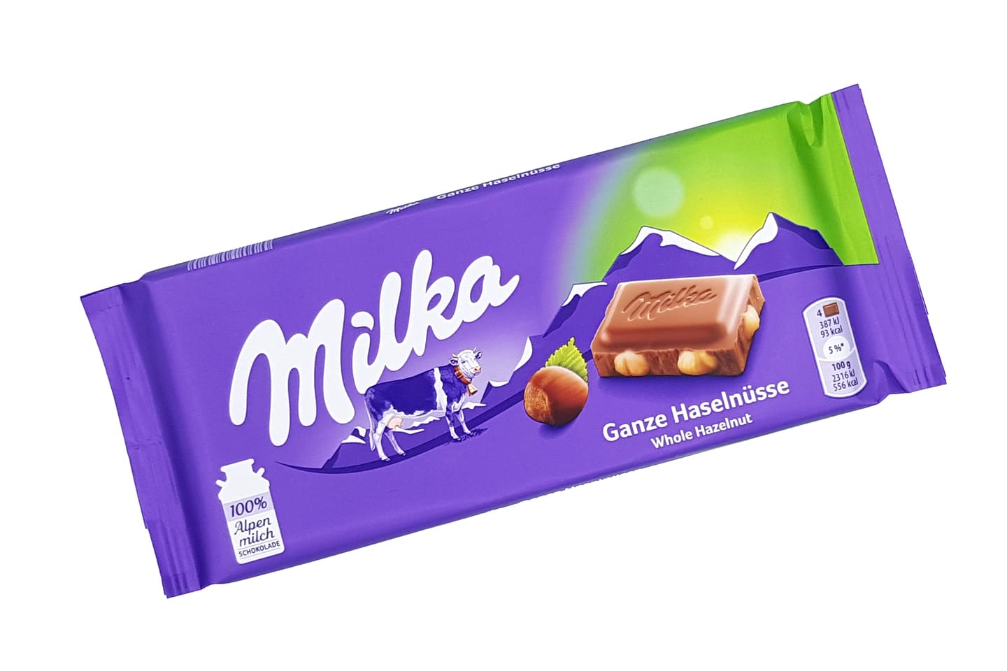 Milka Whole Hazelnut 100g Brits R U.S.
