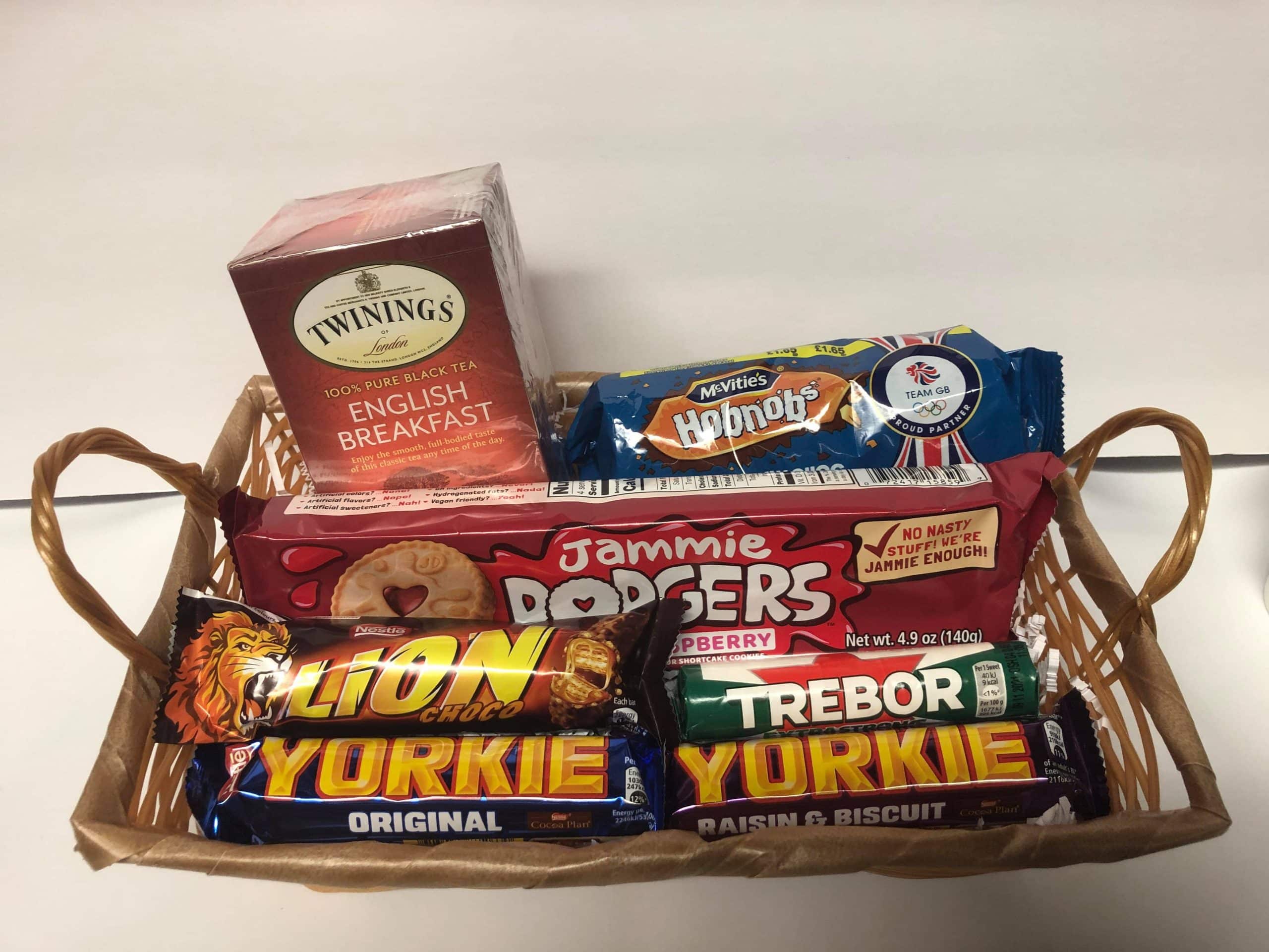British Stuff Gift Basket Small Brits R U.S.