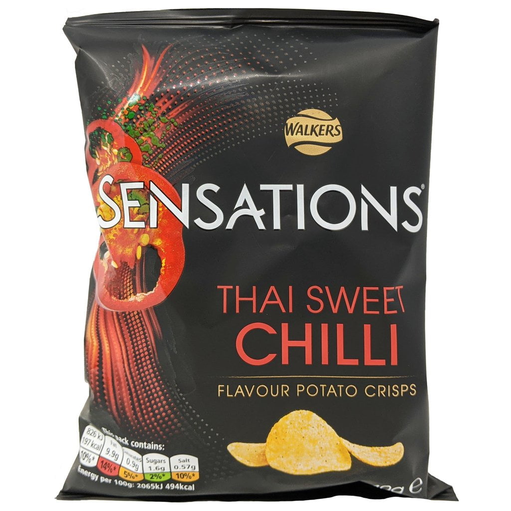 Walkers Sensations Thai Sweet Chilli Brits R U.S.