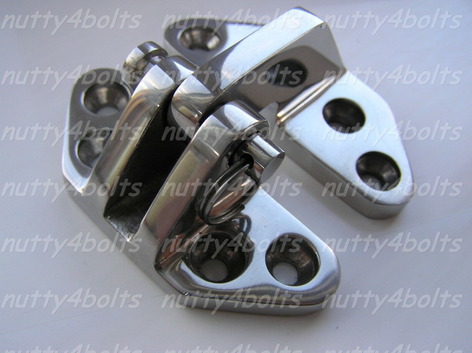 HEAVY DUTY STAINLESS STEEL HATCH HINGE 74 X 65mm A4 316 MARINE BOAT