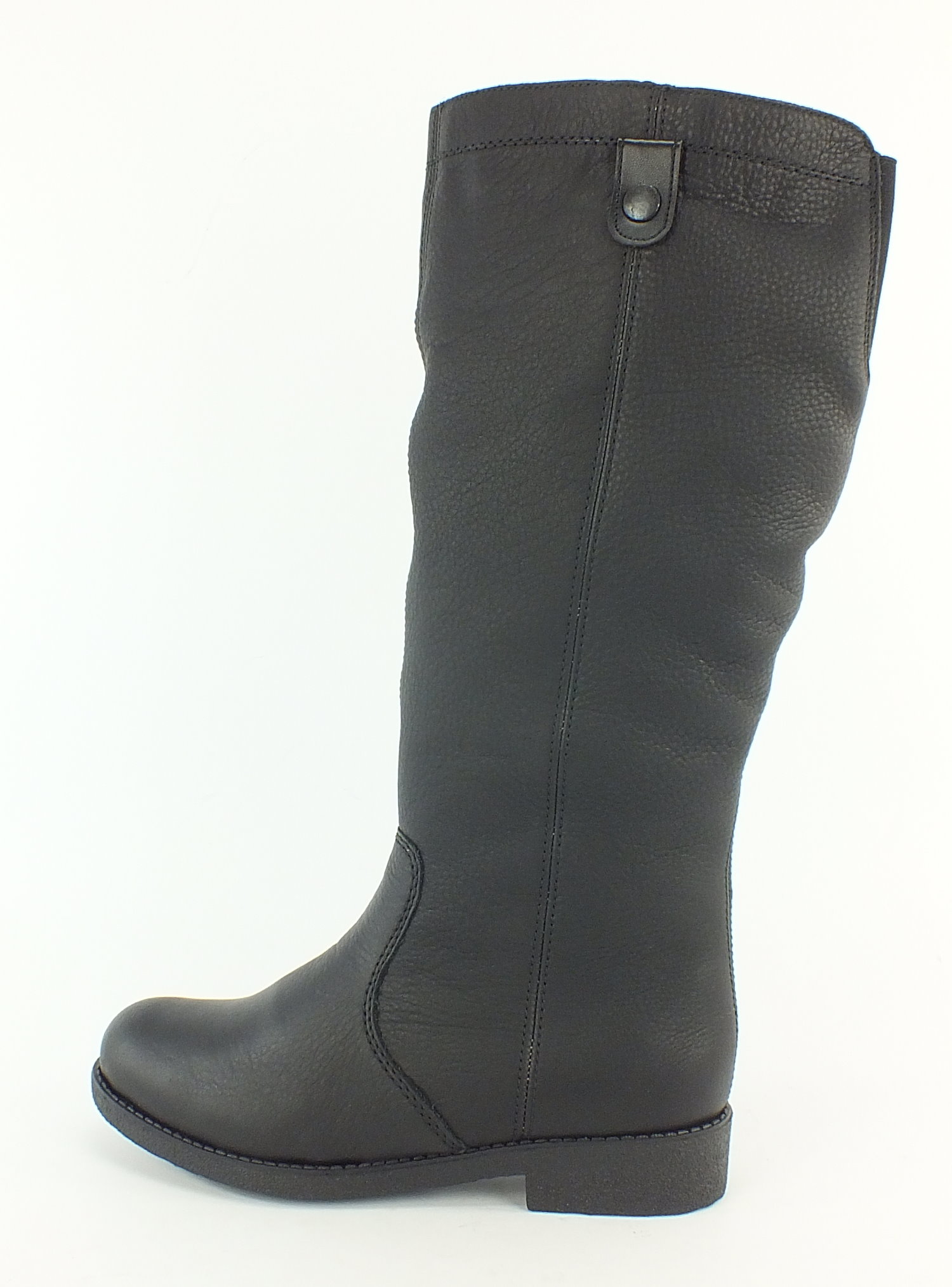 Rieker Damen Leder Stiefel Langschaft Lederstiefel Lammfell Warm