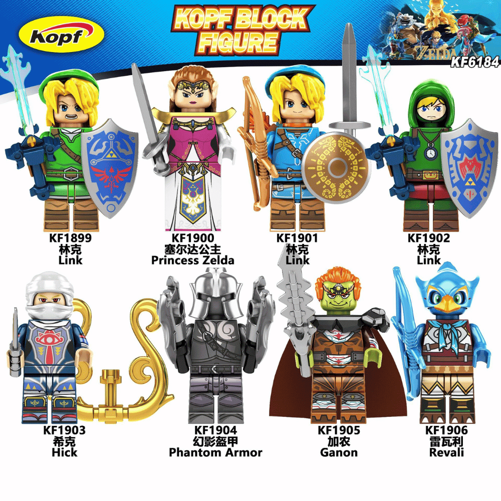 Game The Legend of Zelda Hick KF1903 Minifigures Brixtoy