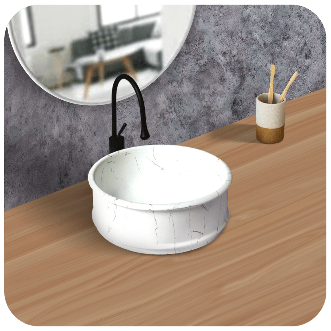 Brizzio Ceramic Basin PS 596 Brizzio Sanitary ware