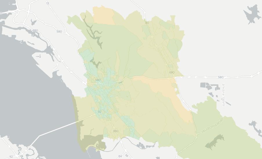 Castro Valley, CA Providers (1,800 Mbps)