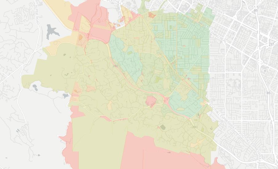 Los Altos Hills, CA Providers (1,800 Mbps)