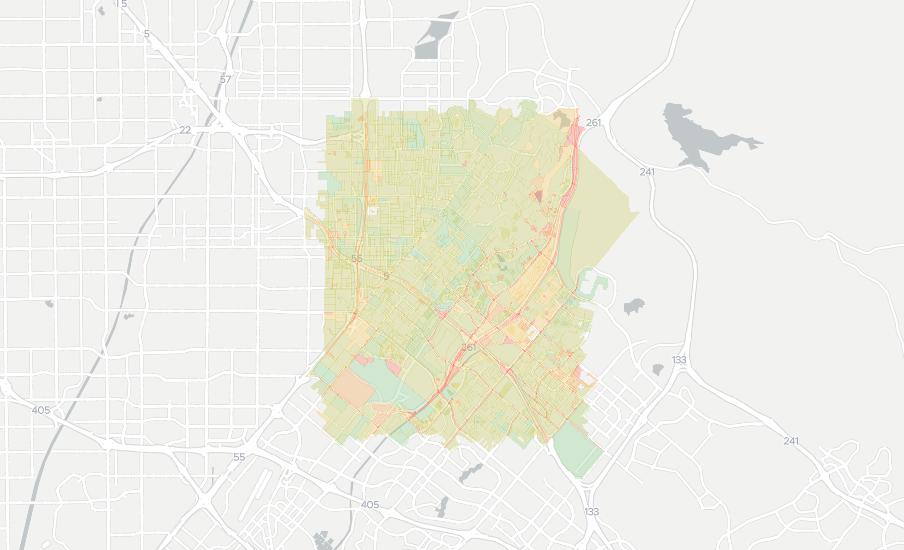 Map of All ZIP Codes in Irvine, California Zipdatamaps.com