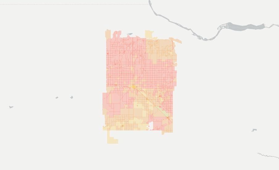 O'Neill map satellite // USA, Nebraska state