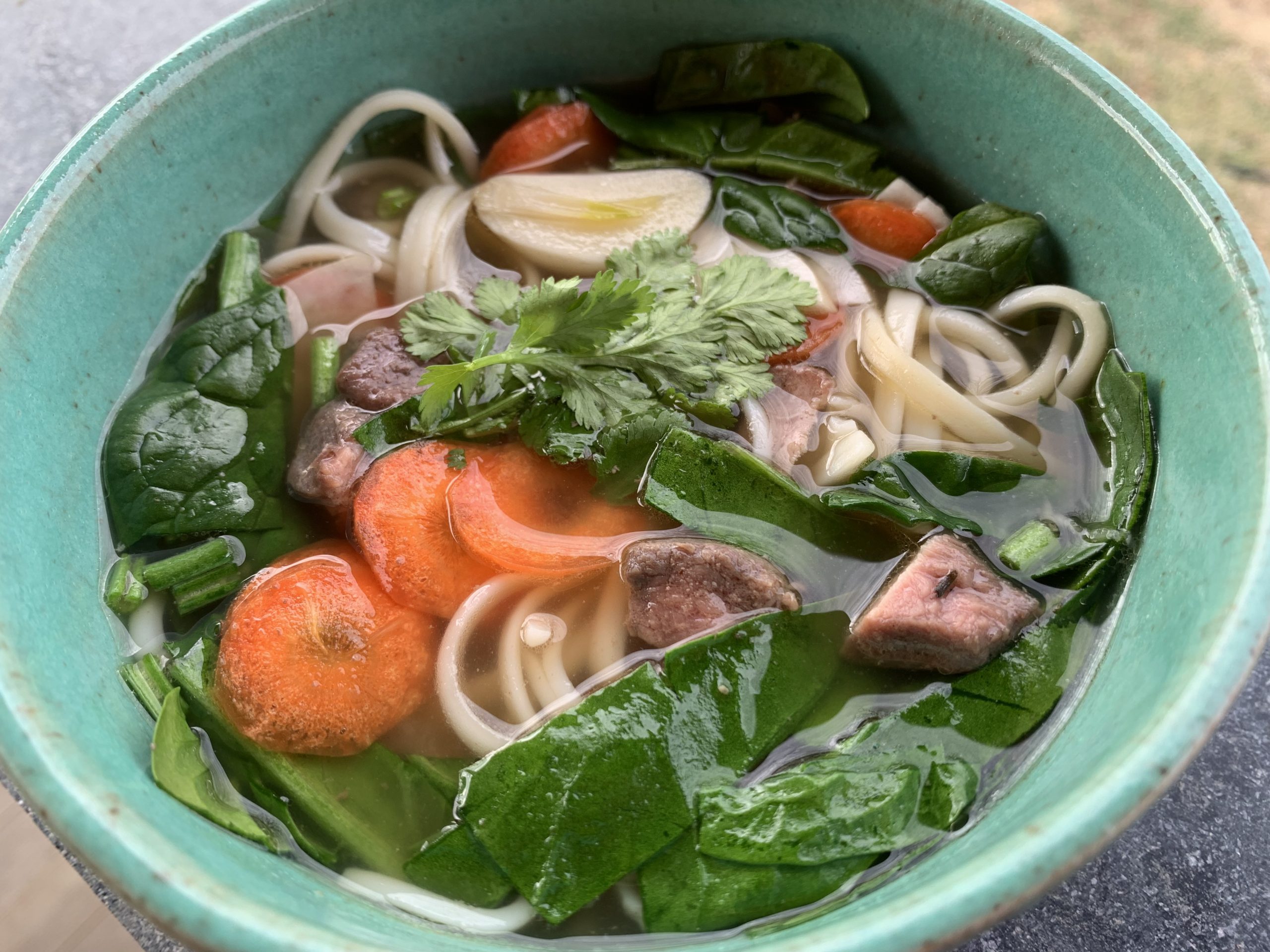 Udon Noodle Soup Broad Branch Farm