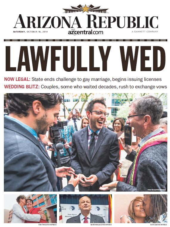 The Day After We Won Arizona Republic, Saturday, October 18, 2014