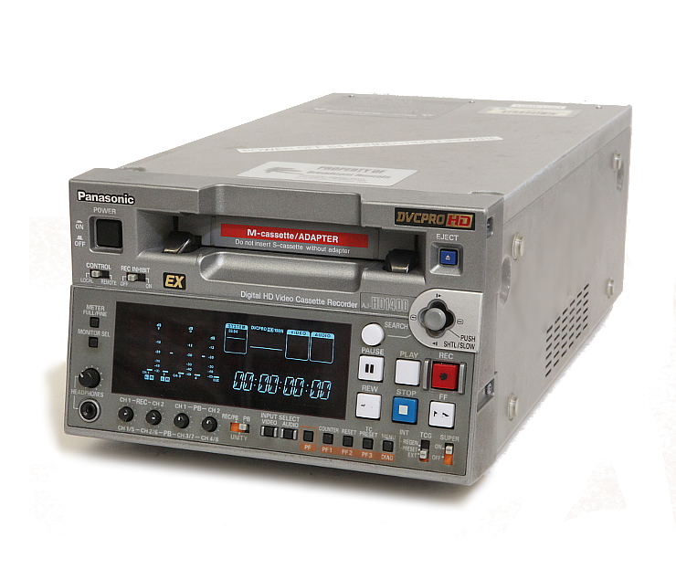 Panasonic AJHD 1400 DVCPRO HD tape recorder Broadcast Rentals
