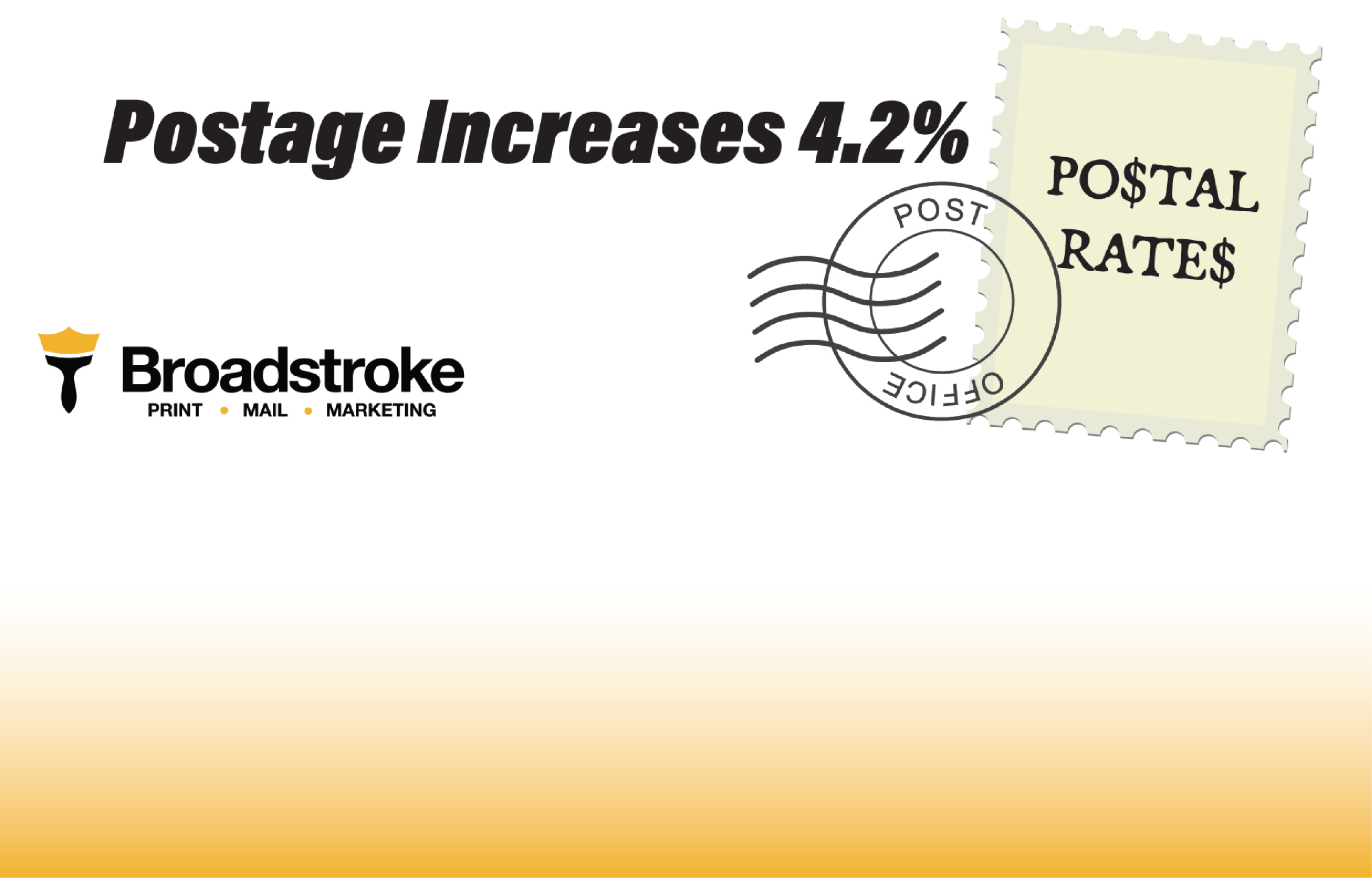 Postage on the Rise 2023 Update Broadstroke, Inc.