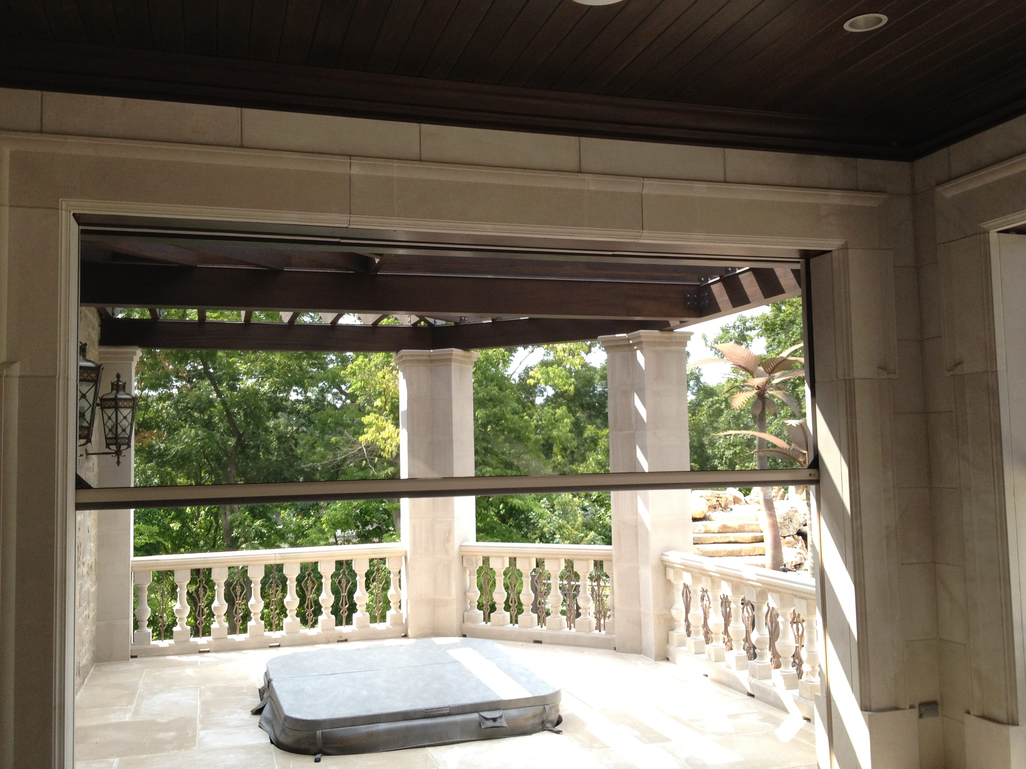 Phantom Executive Motorized Retractable Screens Broadview