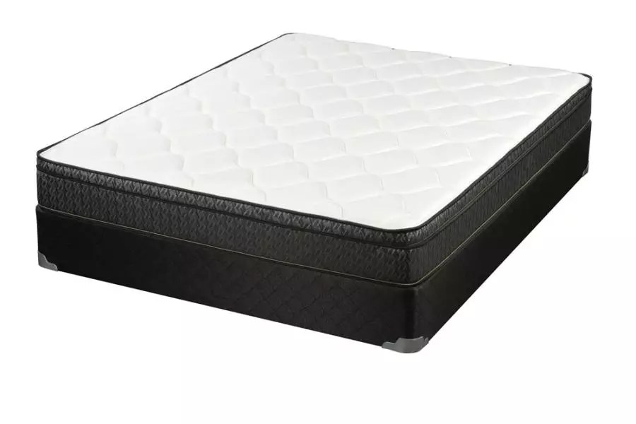 Full Size Evie Euro Top Mattress and Box Spring Broad Warehouse Furniture