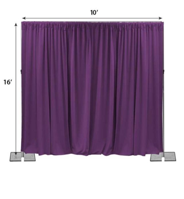 Drapery hardware adj 9 foot 16 foot package rentals Minneapolis MN Where to rent drapery