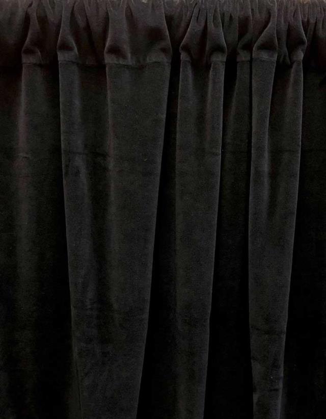 Drapes black 8 foot x 58 inch velour rentals Minneapolis MN Where to