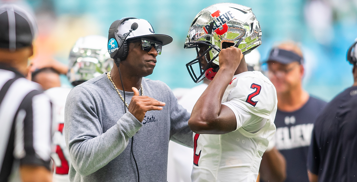 Deion Sanders' Son Wears Young Dolph Cleats To Honor 'Dearest Friend'