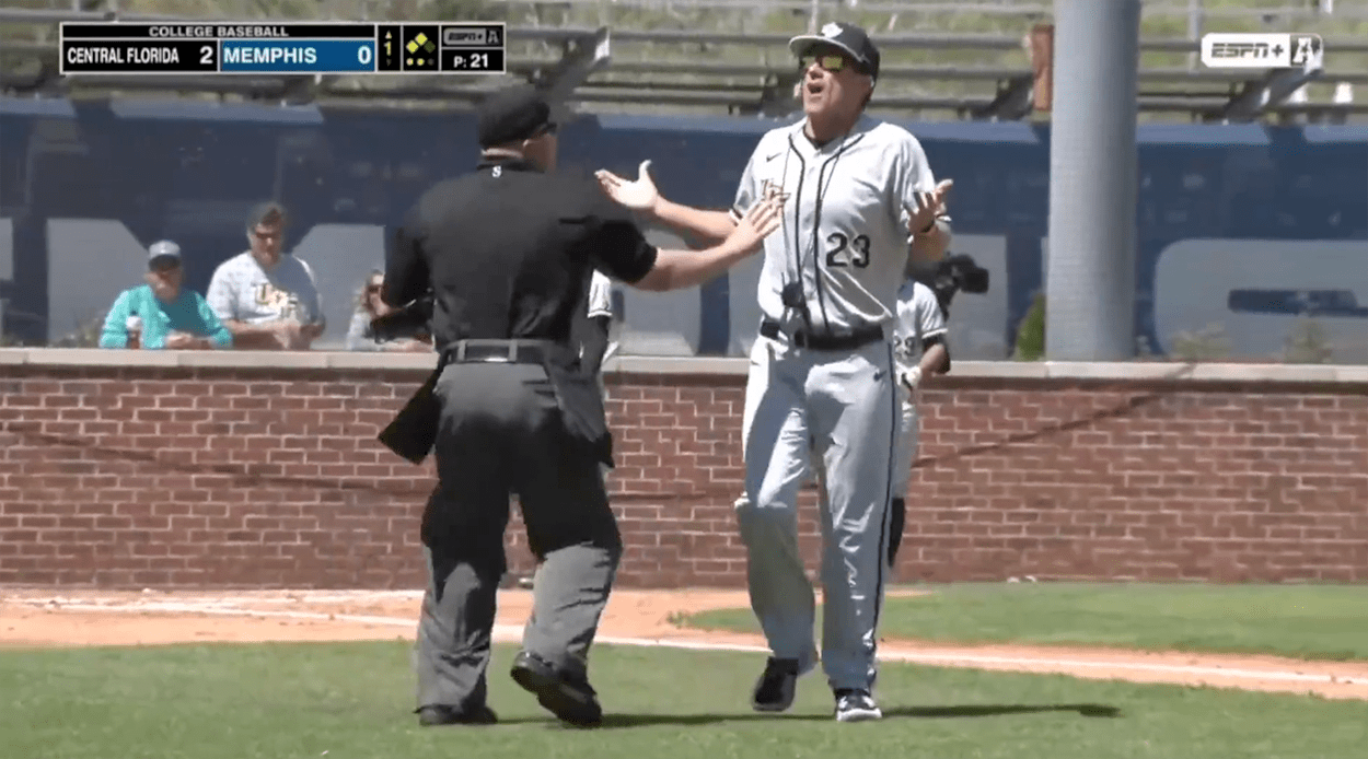 Chaos Unfolds After UCF Called Out For Pine Tar, Brett Responds