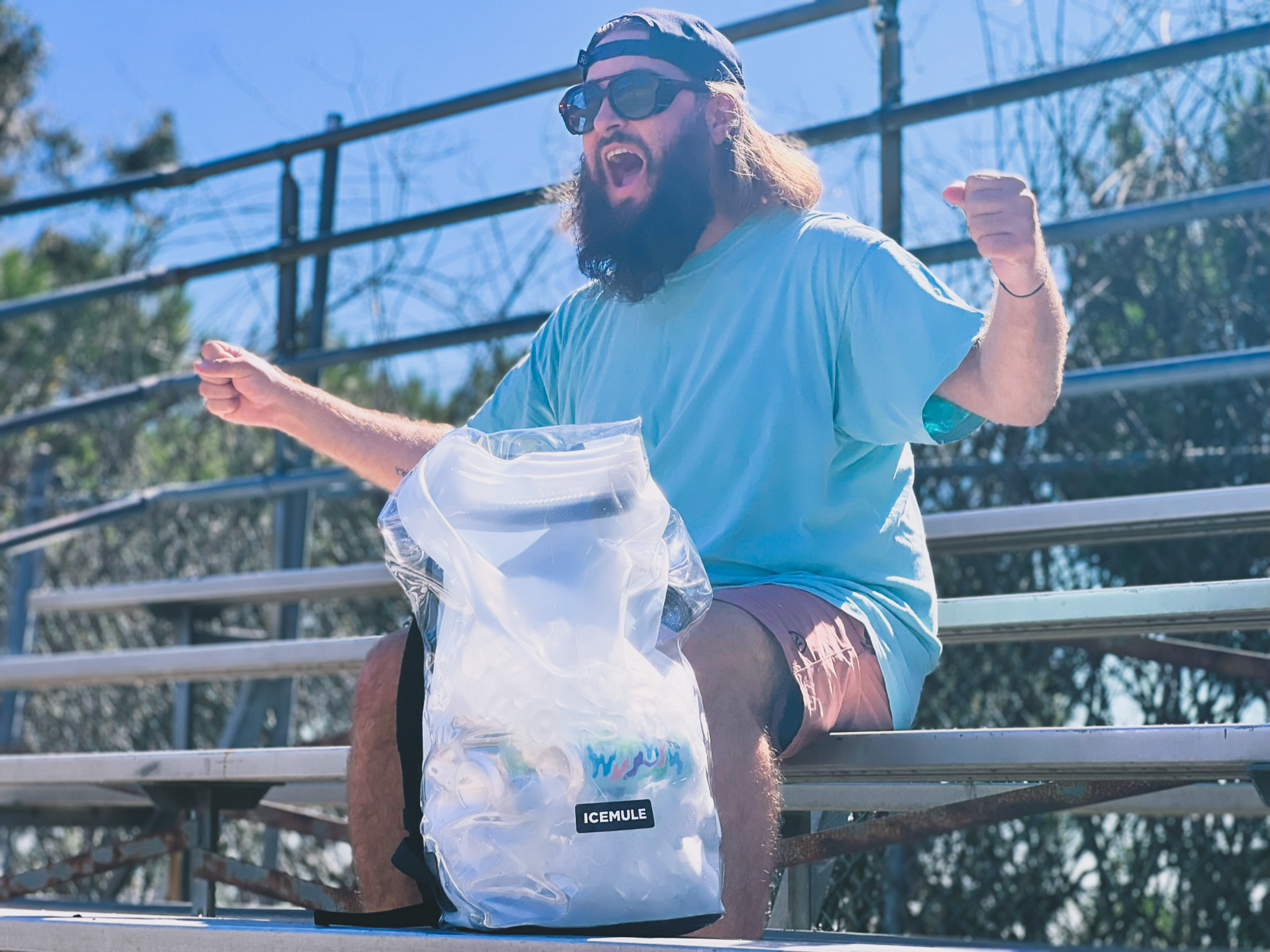 Introducing ICEMULE Clear™ The Ultimate Cooler Backpack For Festivals