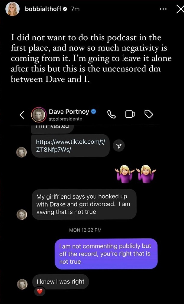 Bobbi Althoff Reacts To Rumor That Drake Broke Up Her Marriage After