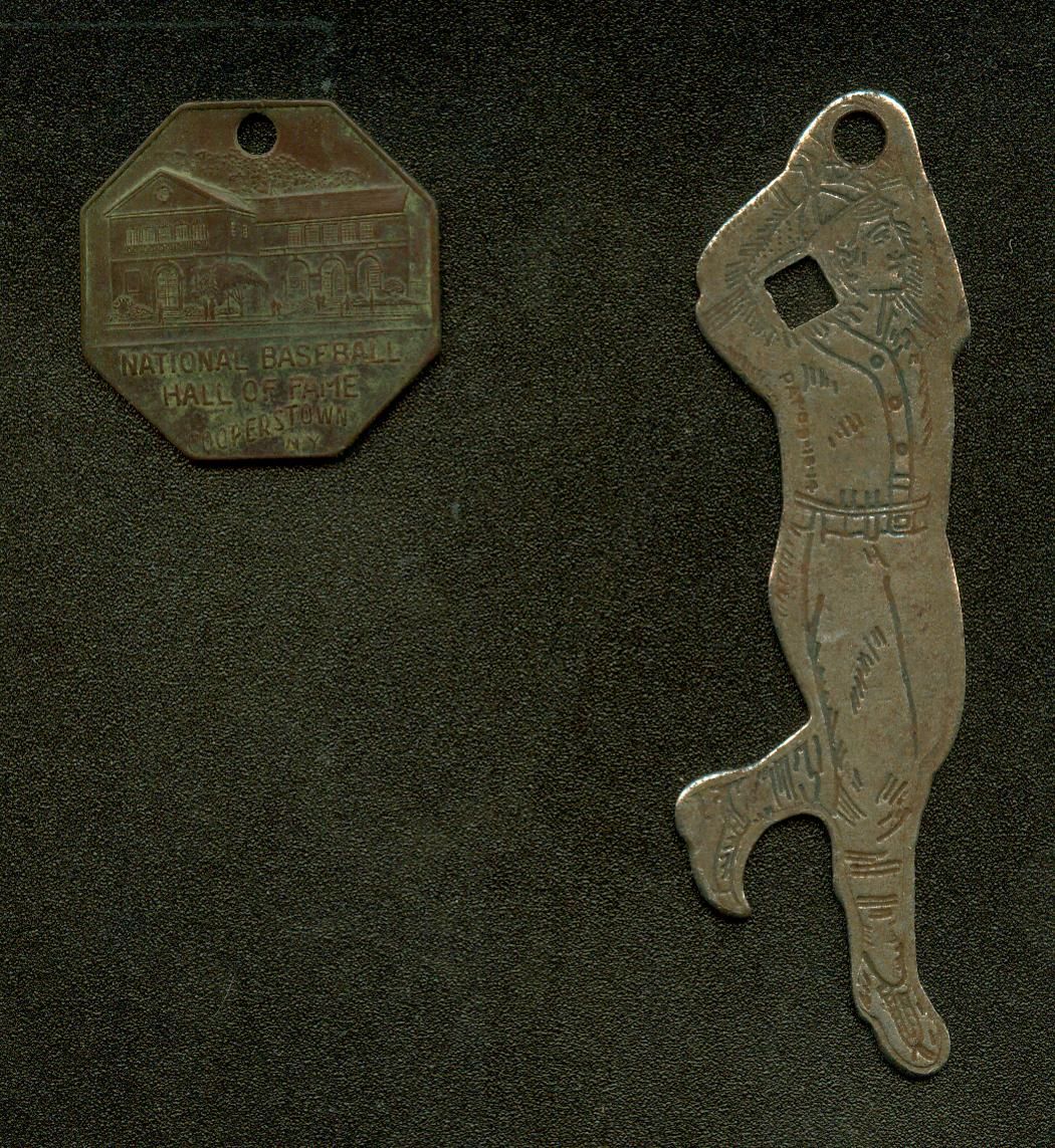 Lot Detail 1939 Hall of Fame medal and Canton Coca Cola bottle opener