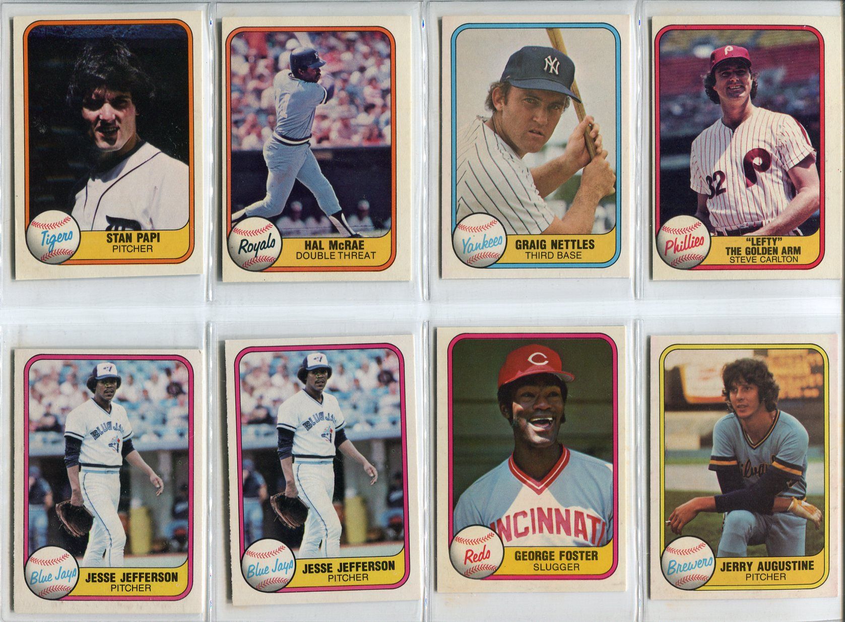 Lot Detail 1981 Fleer Baseball Lot of 24 First Print Run Error/Variation Cards All Nrmt/Mt