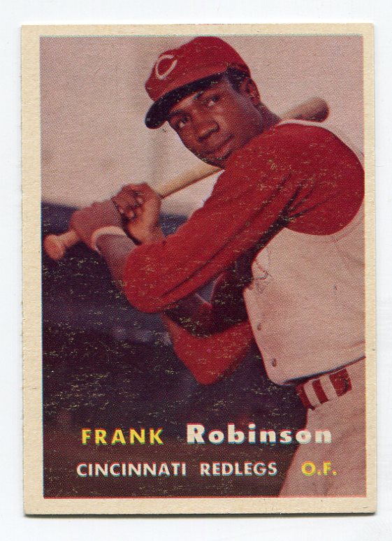 Lot Detail 1957 Topps 35 Frank Robinson Rookie Card Nrmt