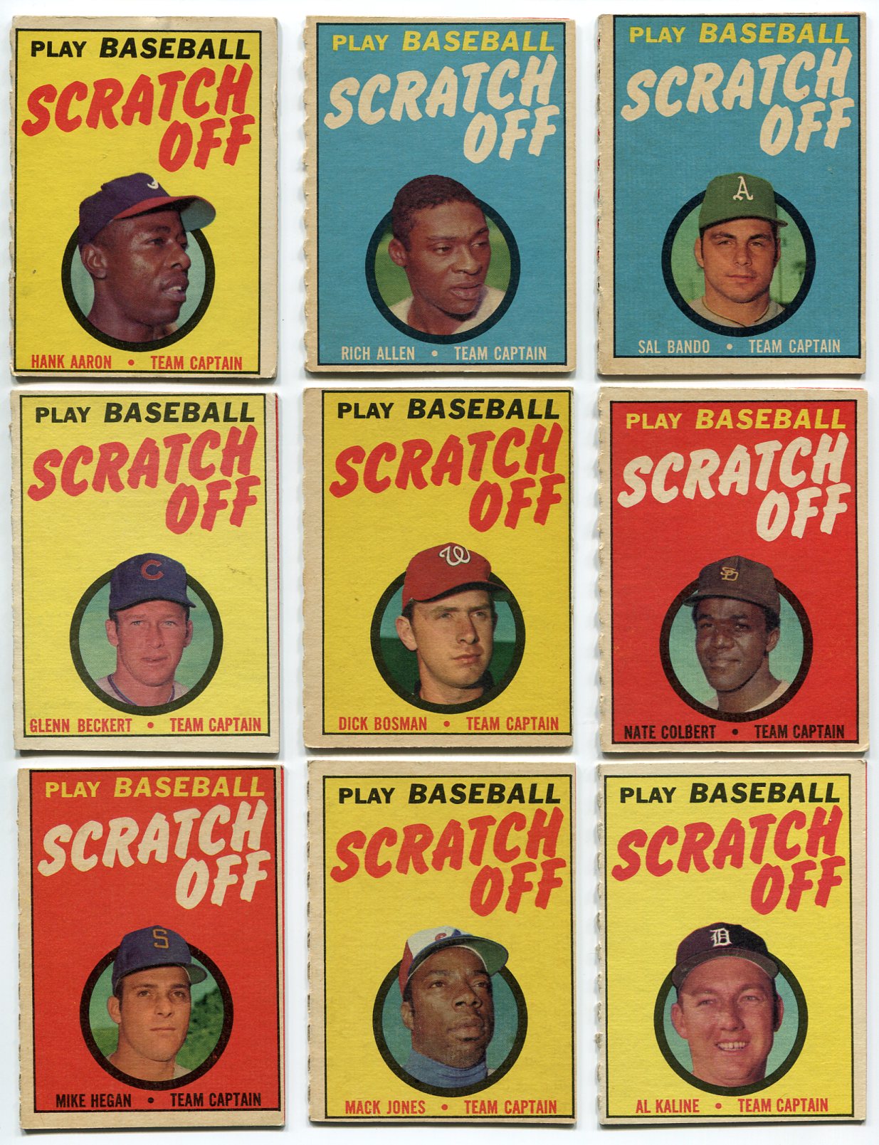 Lot Detail 1970 Topps ScratchOffs Near Set of 22 Different All