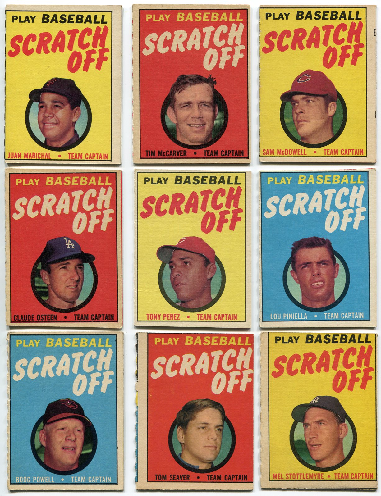 Lot Detail 1970 Topps ScratchOffs Near Set of 22 Different All