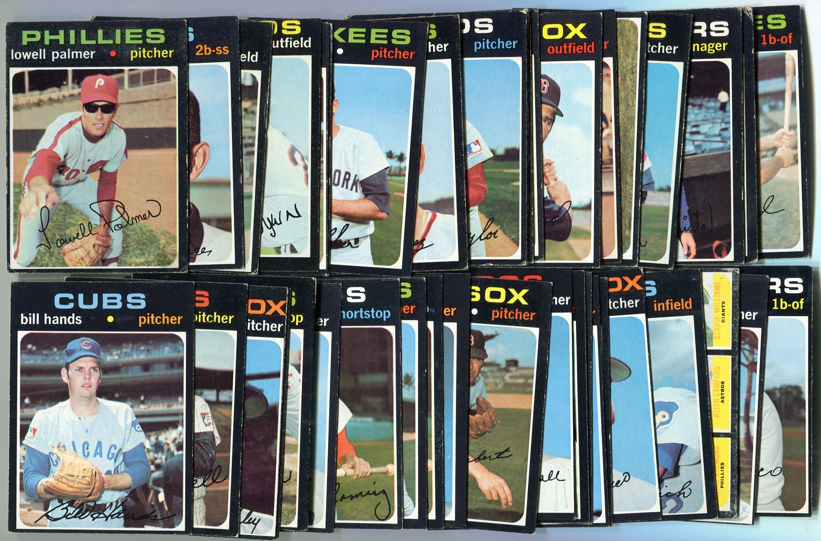 Lot Detail 1971 Topps Baseball Starter Set of 351 Different w/High