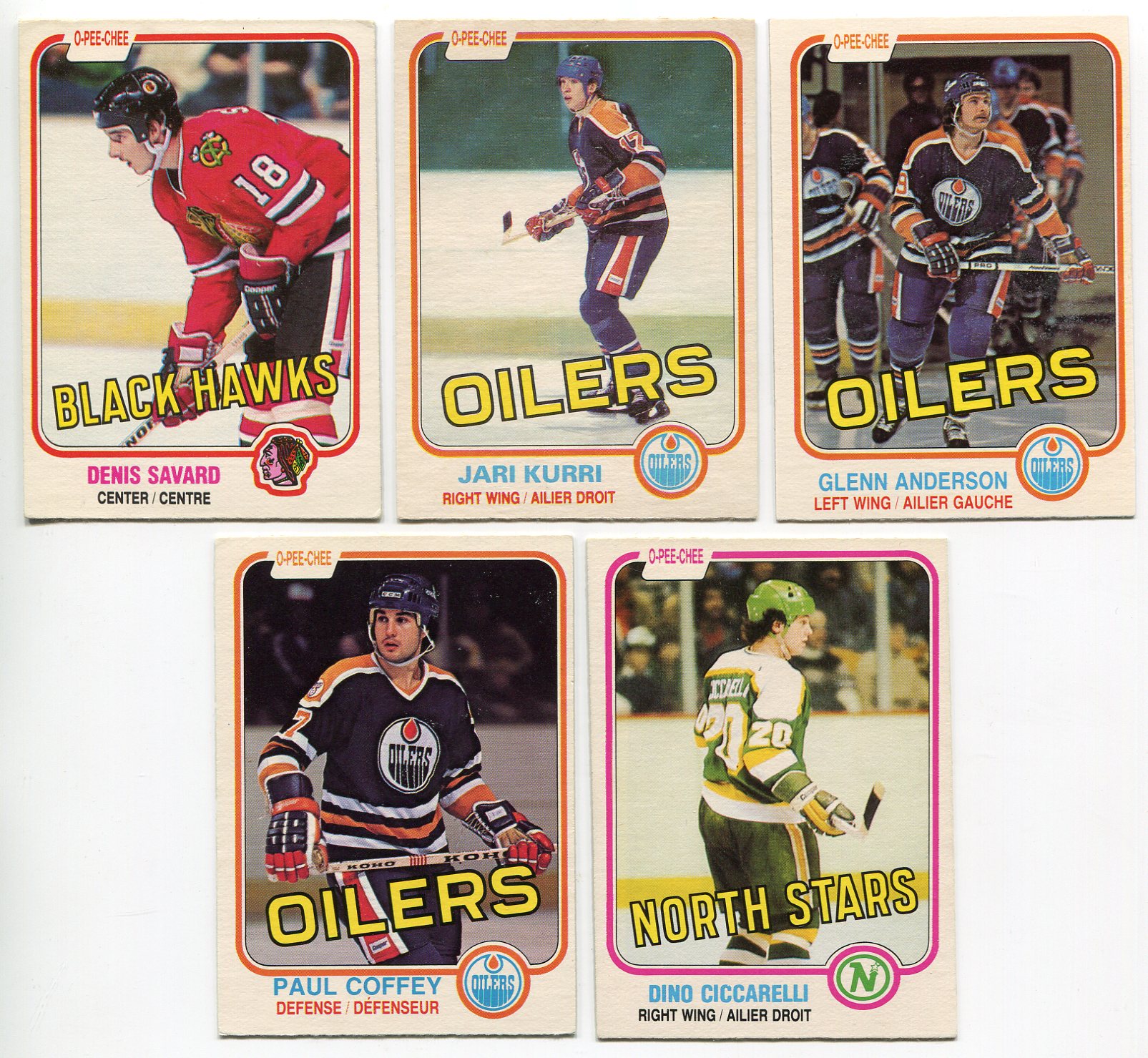 Lot Detail 198182 OPeeChee Hockey Lot of 5 Rookie/HOFer Cards
