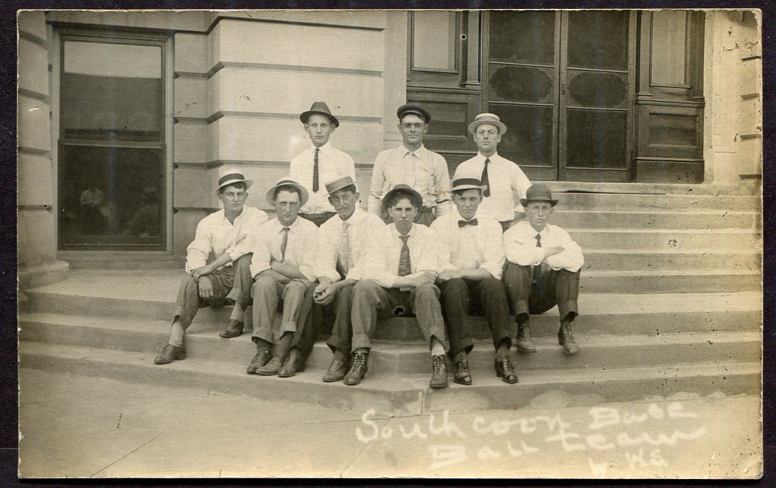 Lot Detail Early 1900's Coon Rapids Iowa Baseball Club RPPC