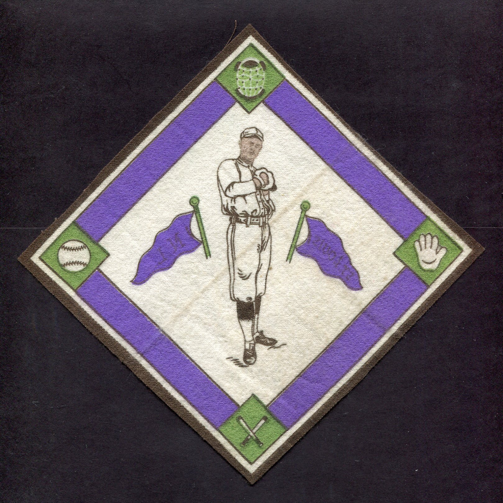 Lot Detail 1914 B18 Blanket Bill Doak Purple Pennants
