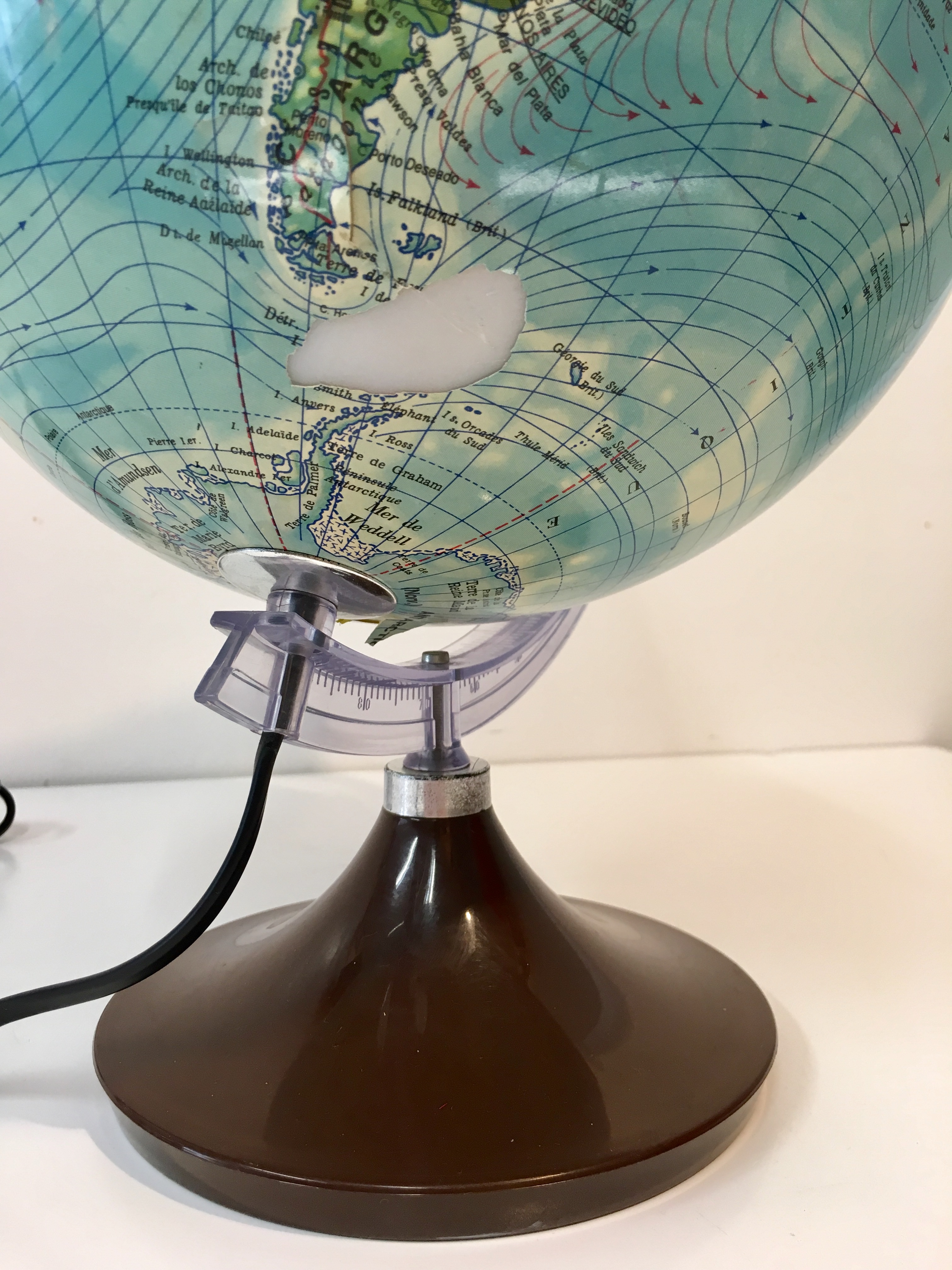 Pain Points Du Globe Terrestre Vintage Lumineux GLOBE Terrestre Lumineux VINTAGE