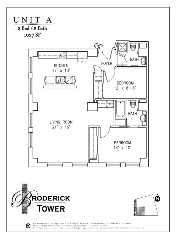 Pricing Broderick Tower Apartments