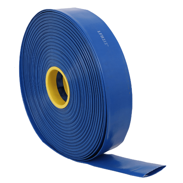 Layflat Hose Blue 2" (Price Per Metre) www.broderickwater.ie