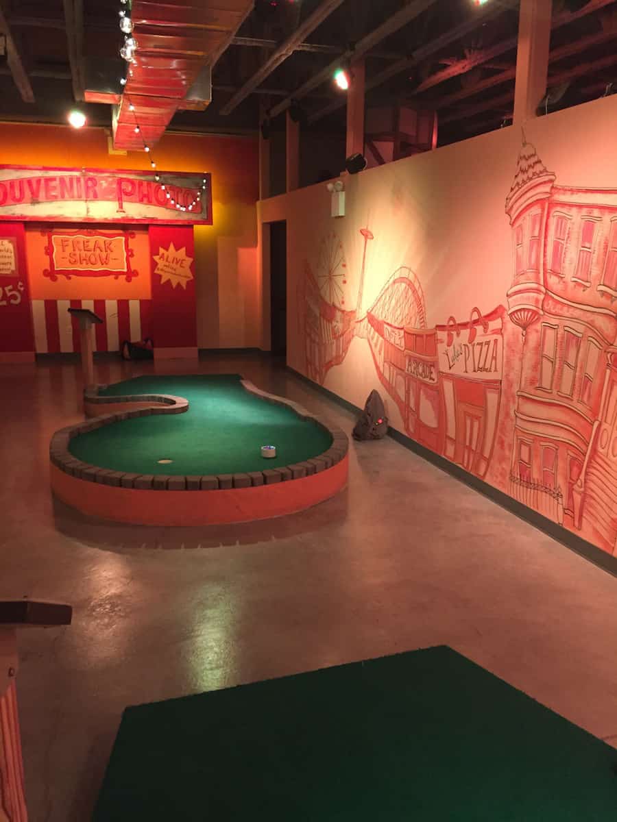 New indoor mini golf course is a cheesy fun ode to Brooklyn