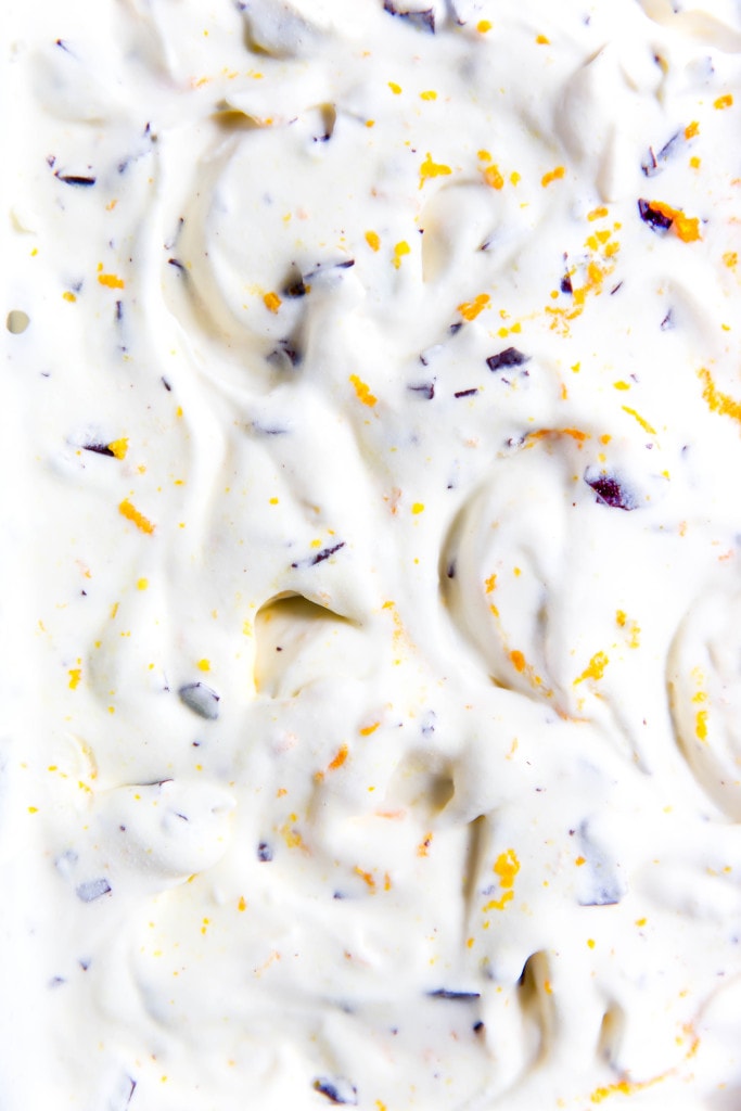 Orange Chocolate Chip Ice Cream Broma Bakery